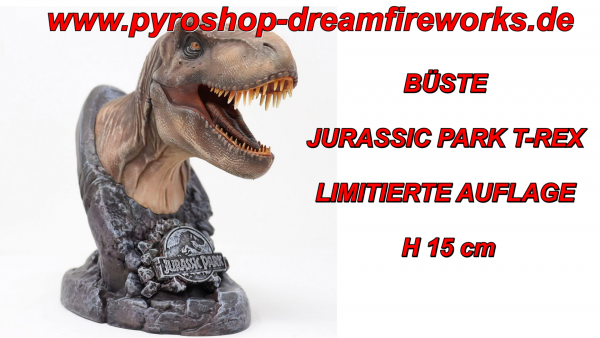 BÜSTE JURASSIC PARK T-REX Limitierte Auflage