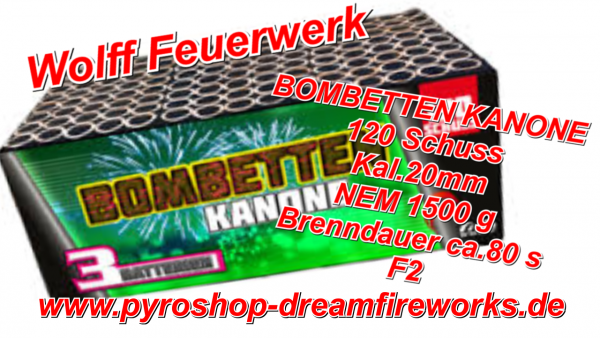 BOMBETTEN KANONE