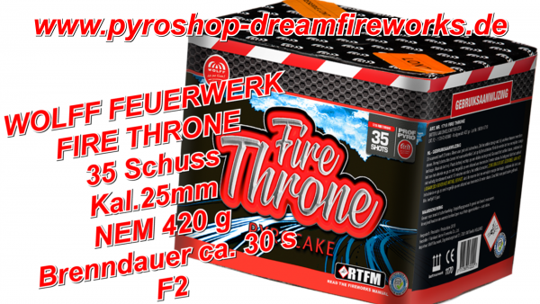 FIRE THRONE wieder verfügbar