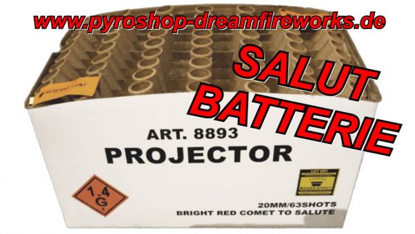 PROJECTOR Achtung laut Finalbatterie