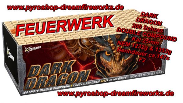DARK DRAGON Premium FEUERWERK Neuheit 2024